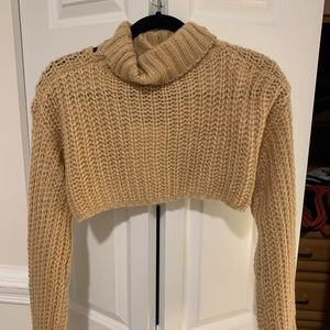 NWT. NAKED WARDROBE cropped sweater.
